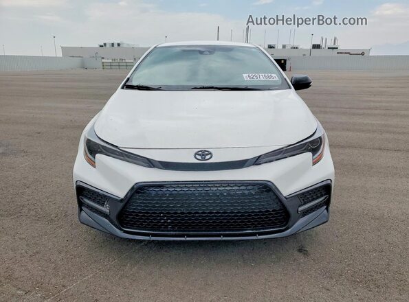 5YFS4MCE9NP112417 2022 TOYOTA COROLLA White წინა ხედი