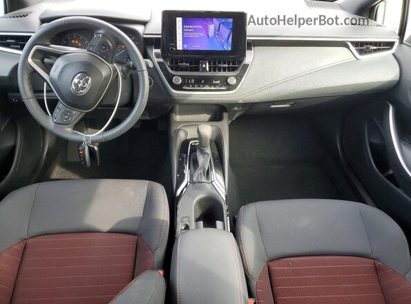 5YFS4MCE9SP233430 2025 TOYOTA COROLLA White Dashboard view