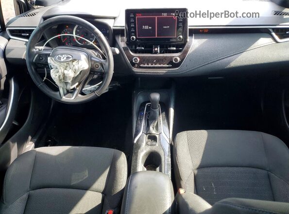 5YFS4MCEXMP064487 2021 TOYOTA COROLLA Черный Вид панели приборов