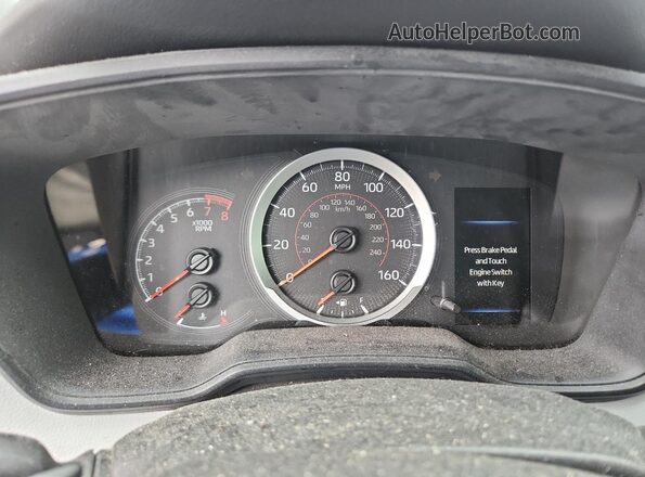 5YFS4MCEXMP072864 2021 TOYOTA COROLLA White Vista del cuadro de instrumentos