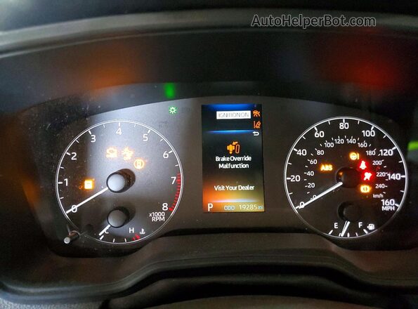 5YFS4MCEXSP251550 2025 TOYOTA COROLLA Black Instrument cluster view