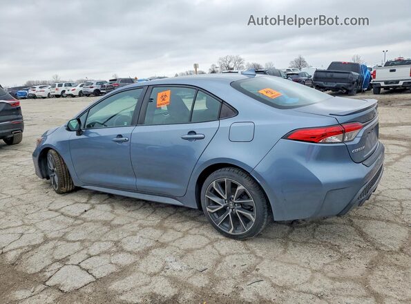 5YFS4RCE0LP008697 2020 TOYOTA COROLLA Синий Задняя левая четверть
