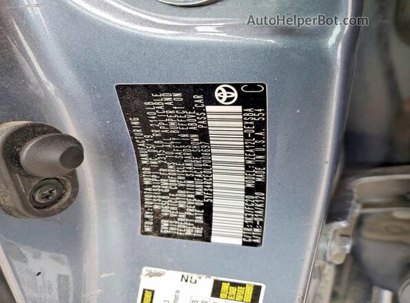 5YFS4RCE0LP008697 2020 TOYOTA COROLLA Синий Вид подкапотного пространства