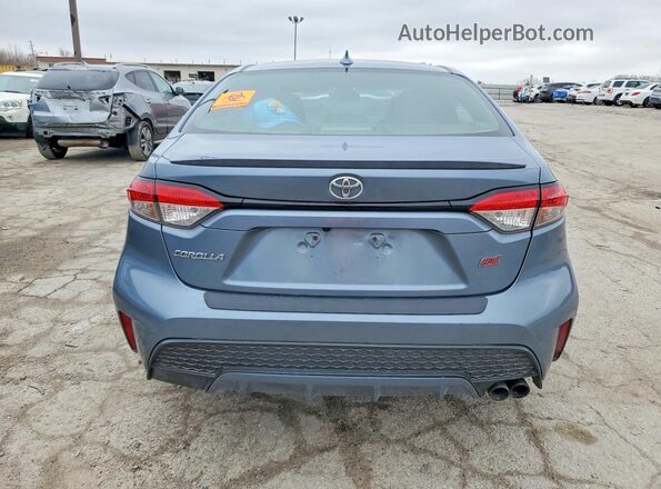 5YFS4RCE0LP008697 2020 TOYOTA COROLLA Синий Вид сзади