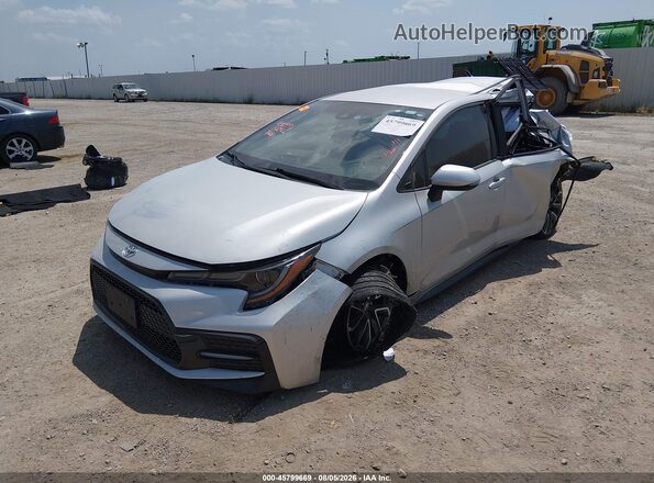 5YFS4RCE0LP020901 2020 TOYOTA COROLLA Silver წინა მარცხენა ხედი სამი მეოთხედიდან