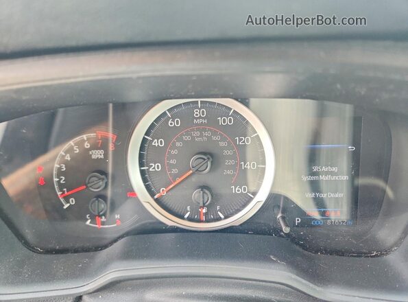 5YFS4RCE0LP042834 2020 TOYOTA COROLLA Белый Вид щитка приборов