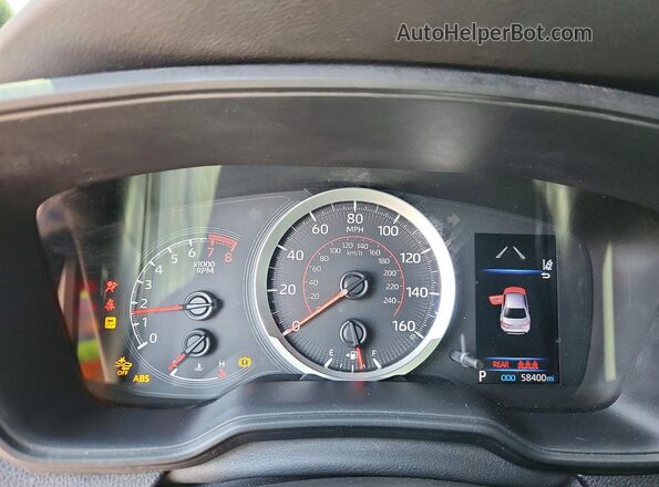 5YFS4RCE0LP056961 2020 TOYOTA COROLLA Угольный Вид щитка приборов