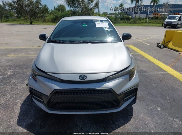 5YFS4RCE1LP031566 2020 TOYOTA COROLLA Silver Widok zestawu wskaźników