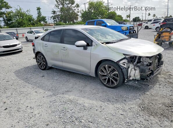 5YFS4RCE1LP033799 2020 TOYOTA COROLLA Silver Delantero derecho