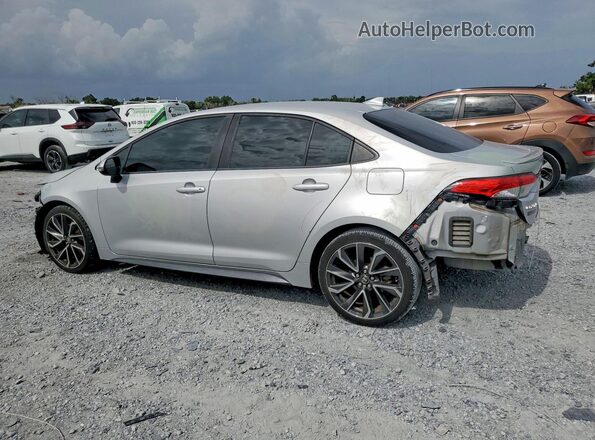 5YFS4RCE1LP033799 2020 TOYOTA COROLLA Silver Trasero izquierdo