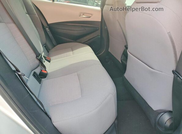 5YFS4RCE1LP033799 2020 TOYOTA COROLLA Silver Vista de los asientos traseros