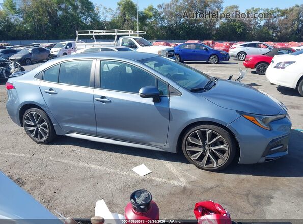 5YFS4RCE3LP031519 2020 TOYOTA COROLLA Blue Rear interior view