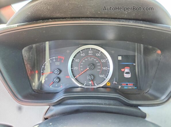 5YFS4RCE3LP035652 2020 TOYOTA COROLLA Красный Вид щитка приборов