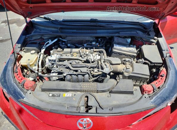 5YFS4RCE3LP035652 2020 TOYOTA COROLLA Красный Вид задней части салона