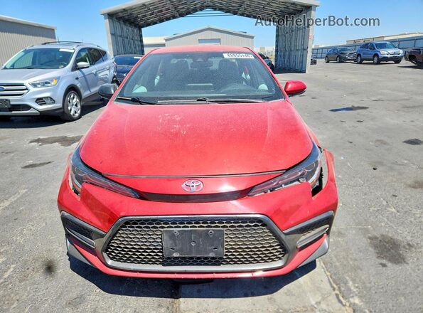 5YFS4RCE3LP035652 2020 TOYOTA COROLLA Красный Вид спереди
