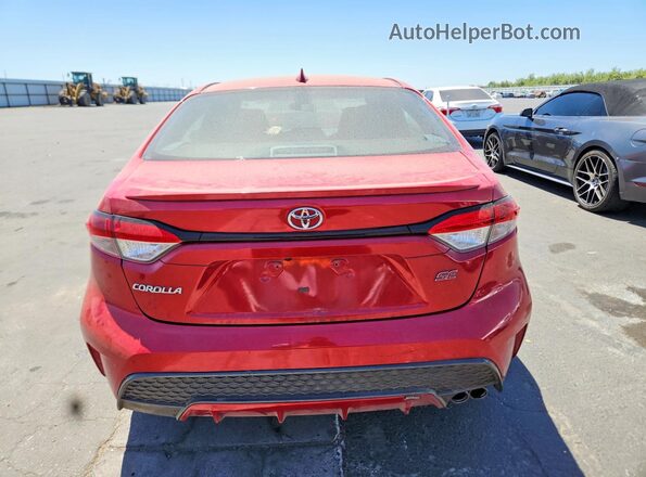 5YFS4RCE3LP035652 2020 TOYOTA COROLLA Красный Вид сзади