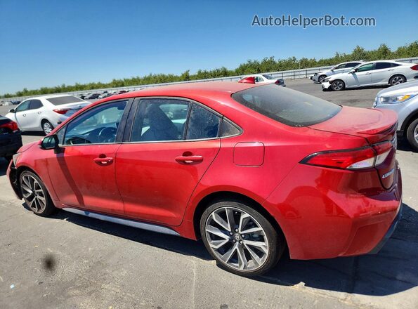 5YFS4RCE3LP035652 2020 TOYOTA COROLLA Красный Задняя левая четверть