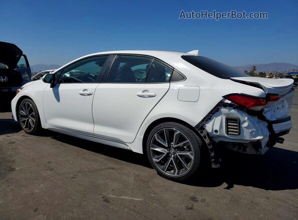 5YFS4RCE4LP044148 2020 TOYOTA COROLLA White Trasero izquierdo