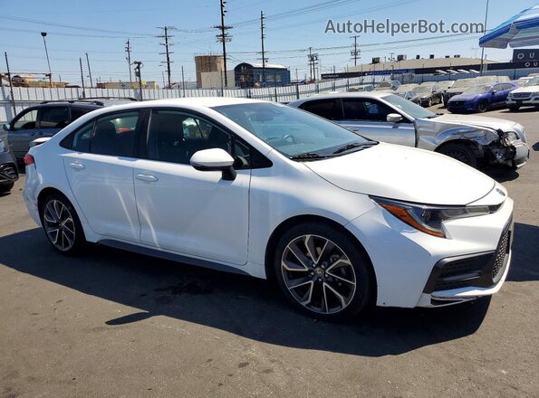 5YFS4RCE4LP044148 2020 TOYOTA COROLLA White Delantero derecho
