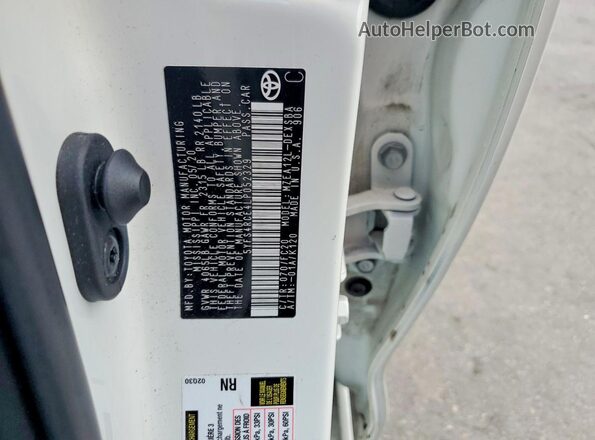 5YFS4RCE4LP052329 2020 TOYOTA COROLLA White ძრავის განყოფილების ხედი