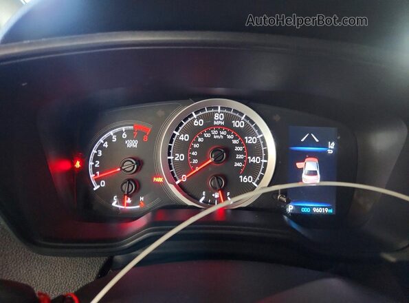 5YFS4RCE4LP054887 2020 TOYOTA COROLLA White Instrument cluster view