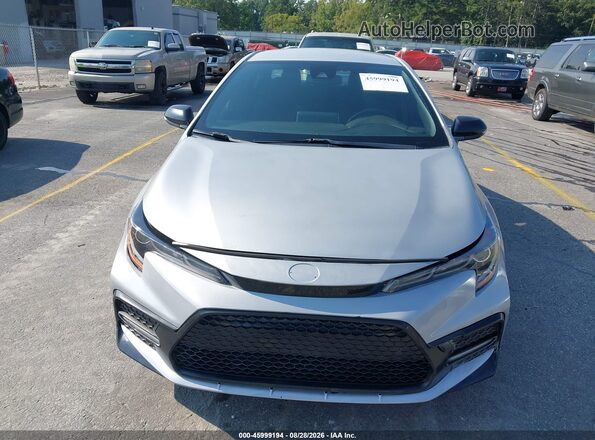 5YFS4RCE5LP047401 2020 TOYOTA COROLLA Silver Vista del cuadro de instrumentos