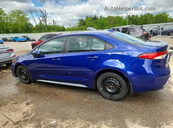 5YFS4RCE6LP009742 2020 TOYOTA COROLLA Blue Trasero izquierdo