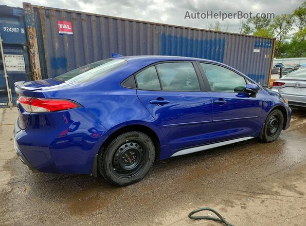 5YFS4RCE6LP009742 2020 TOYOTA COROLLA Blue Trasero derecho