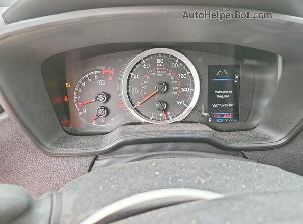 5YFS4RCE6LP009742 2020 TOYOTA COROLLA Blue Vista del cuadro de instrumentos