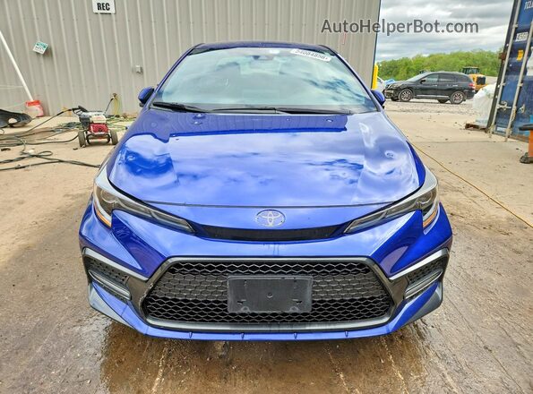 5YFS4RCE6LP009742 2020 TOYOTA COROLLA Blue Vista frontal
