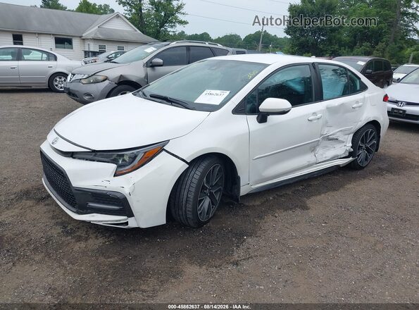 5YFS4RCE7LP051031 2020 TOYOTA COROLLA White Առջևի ձախ երեք քառորդ տեսարան