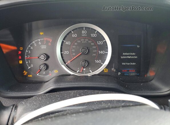 5YFS4RCE7LP054172 2020 TOYOTA COROLLA Silver ხელსაწყოთა პანელის ხედი