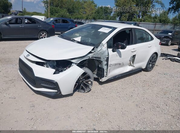 5YFS4RCE8LP046761 2020 TOYOTA COROLLA Белый Передняя левая четверть