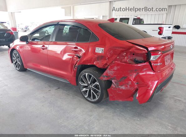 5YFS4RCE8LP049644 2020 TOYOTA COROLLA Red Rear left