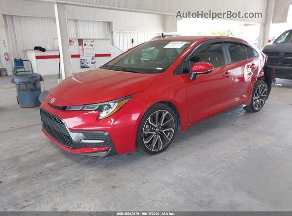 5YFS4RCE8LP049644 2020 TOYOTA COROLLA Red Front left