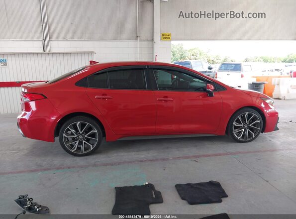 5YFS4RCE8LP049644 2020 TOYOTA COROLLA Red Rear interior view