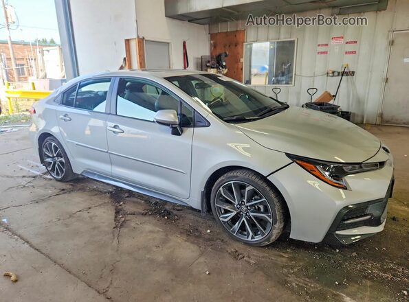 5YFT4MCE2NP139138 2022 TOYOTA COROLLA Silver Przód prawy
