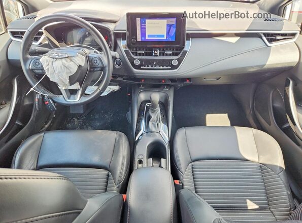 5YFT4MCE7PP157783 2023 TOYOTA COROLLA White Dashboard view