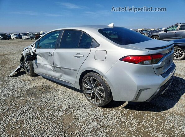 5YFT4MCE8MP076741 2021 TOYOTA COROLLA Silver Trasero izquierdo
