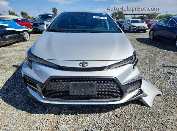 5YFT4MCE8MP076741 2021 TOYOTA COROLLA Silver Vista frontal