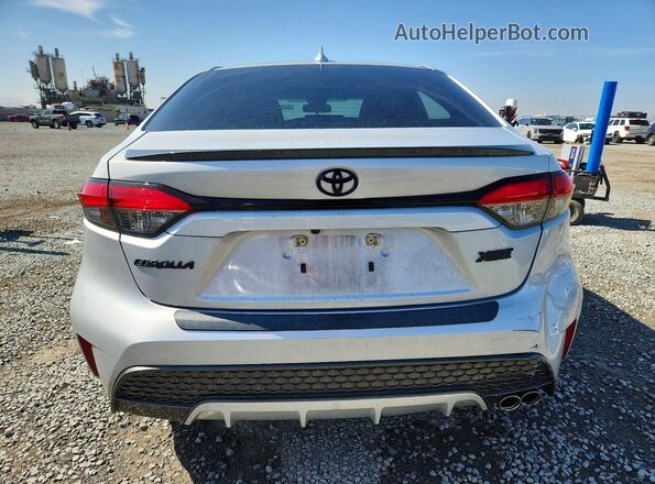 5YFT4MCE8MP076741 2021 TOYOTA COROLLA Silver Vista trasera