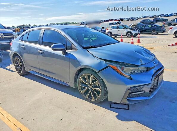 5YFT4RCE4LP037351 2020 TOYOTA COROLLA Серебряный Передняя правая четверть
