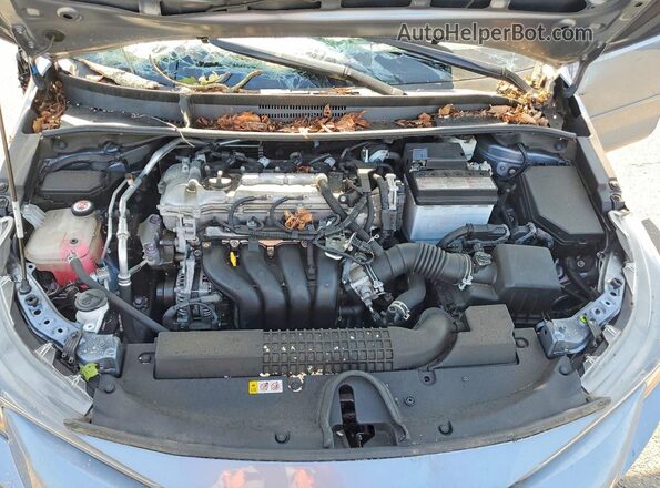 5YFVPMAE8NP284283 2022 TOYOTA COROLLA Blue Rear interior view