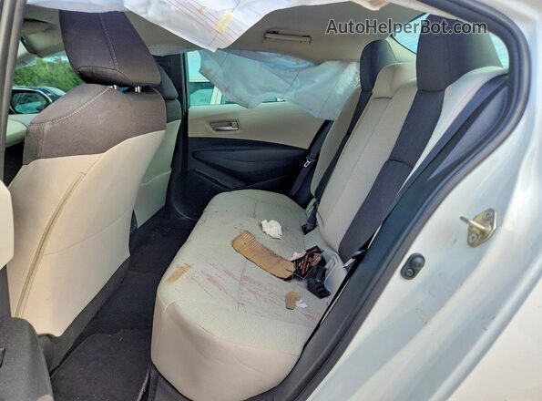 5YFVPRAE0LP141466 2020 TOYOTA COROLLA White Widok tylnych siedzeń