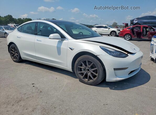 5YJ3E1EA0KF416009 2019 TESLA MODEL White Передня права чверть