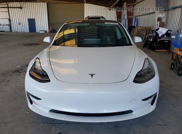 5YJ3E1EA0KF430752 2019 TESLA MODEL White Вид спереду
