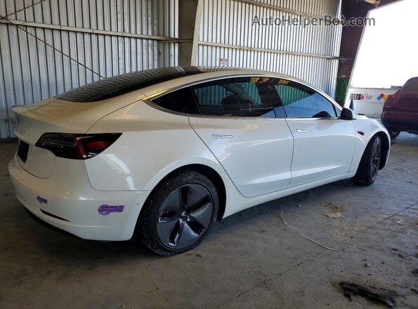 5YJ3E1EA0KF430752 2019 TESLA MODEL White Задня права чверть