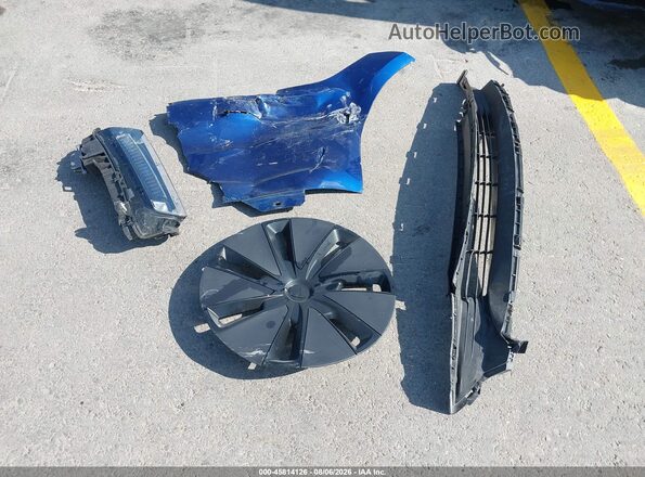 5YJ3E1EA0RF824097 2024 TESLA MODEL 3 Blue Вид панелі приладів
