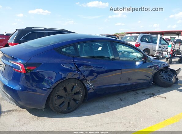 5YJ3E1EA0RF824097 2024 TESLA MODEL 3 Blue Вид задньої частини салону