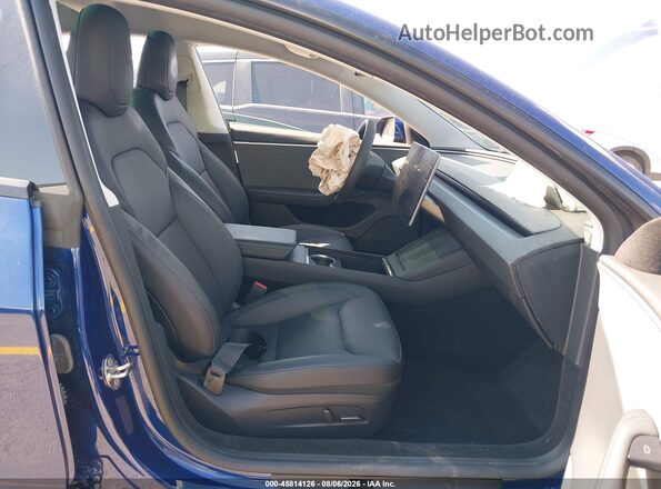 5YJ3E1EA0RF824097 2024 TESLA MODEL 3 Blue Вид салону спереду
